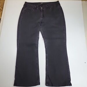 Lee Riders WIDE Leg Dark Wash Midrise Bootcut Denim Jeans Size 18 Cowboy
